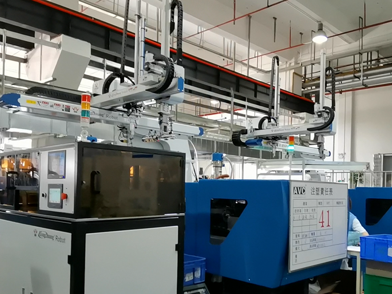 必一机械手视觉马达壳自动化